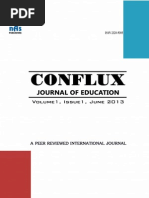 Download COnflux Journal of Education Issn 2320-9305 Nas Publishers  by Naseer Ali SN150889844 doc pdf