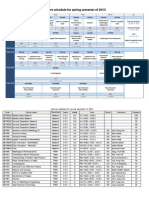 2013-1st Semester GIFT Time Table