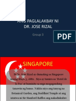 Paglalakbay Ni Rizal