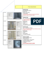 Photo Product Specification Shower Room