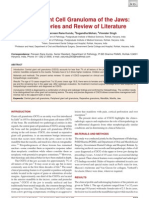 Central Giant Cell Granuloma of The Jaws: A Short Series and Review of Literature