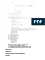 Software Architecture Document Template