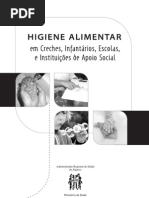Higiene Alimentar em Creches, Infantários, Escolas e Instituições de Apoio Social