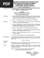 Contoh Surat Keterangan Kepala Desa