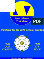 Free Liberal Yorkshire Manifesto