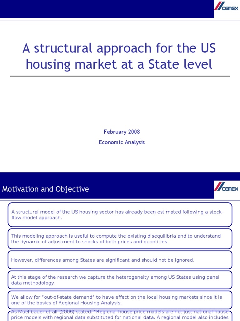 State-Level Analysis of US Housing Market | PDF | Real Estate Economics ...