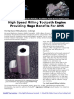 AMS Case Study For High Speed Milling