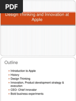 Design Thinking and Innovation at Apple