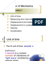 Introduction of Mechanics Lecture Notes 1 For Students