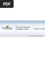 Cyberoam Authentication for Thin Client (CATC) Installation Guide v 2.0.0.9