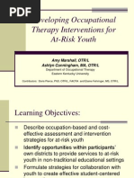 Download Developing OT Intervention for at Risk Youth by Danonino12 SN150936253 doc pdf