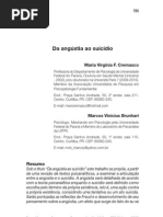 Da angústia ao suicídio