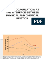 Blood Coagulation: at The Interface Between Physical and Chemical Kinetics