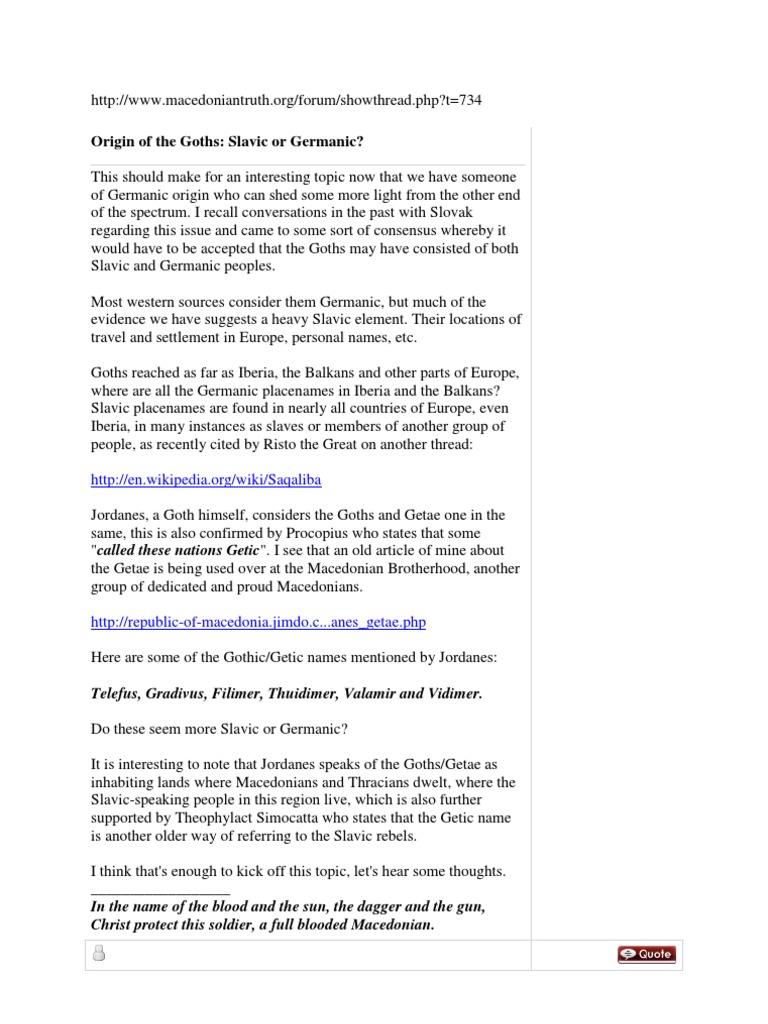 Origin of Goths | PDF | Germanic Peoples | Europe Travel