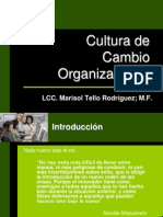 2cultura de Cambio Organizacional