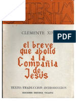 Clemente XiV Dominus Ac Redemptor
