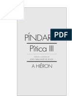 Análise da Ode Pítica III de Píndaro: celebração de vitória ou canto de consolo