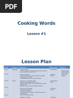 Download ESL Cooking Vocabulary Lesson  by Dela SN15099136 doc pdf