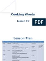 ESL Cooking Vocabulary Lesson 