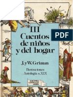 Hermanos Grimm - Cuentos de Niños y Del Hogar III