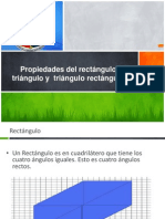 Propiedades Del Rectángulo, Triángulo y Triángulo Rectángulo