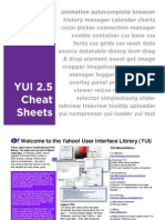 YUI 2.5.0 Cheat Sheets Concatenated