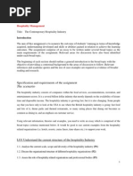 Download Question - Contemporary Hospitality Industry by maddyme08 SN151014918 doc pdf