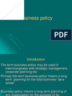 Business Policy