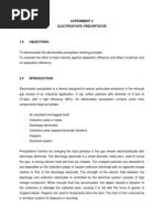 Download Experiment 4 - Electrostatic Precipitator by Azrol Azmir SN151017961 doc pdf