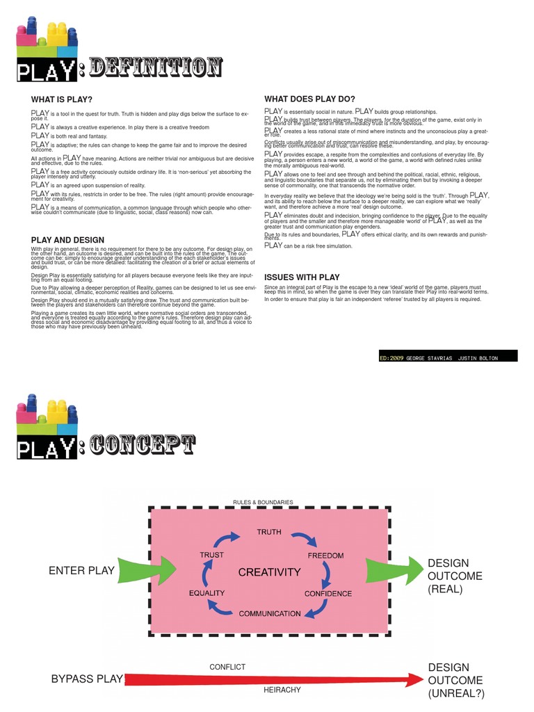 Definition: What Is Play? What Does Play Do? | PDF | Reality | Truth