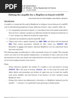 Editing The Mapfile For A Mapserver-Based Webgis: # Map Web End Status On