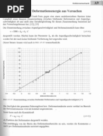 Berechnung Der Deformationsengerie Aus Versuchen