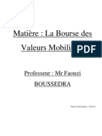 Chap I - La Bourse Des Valeurs Mobilères