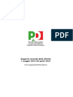 Report 2012 - 2013 Gruppo PD Er