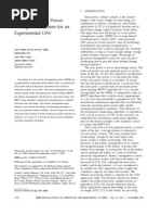 Design of a Solar Power Management System for an Experimental Uav