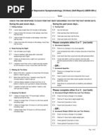 IDS-SR Score Interpretation Guide | PDF | Mental Health | Mood (Psychology)
