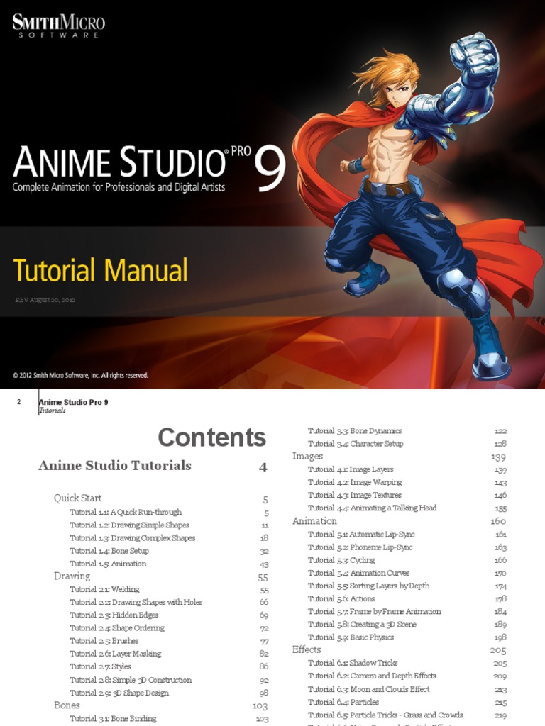 Anime Studio Tutor - Moho Pro (Anime Studio) Tutorials