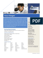 About Amgen: Reaching Patients Worldwide