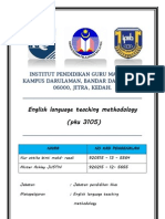 English Language Teaching Methodology (Pku 3105)