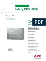 MGE Galaxy EPS 8000: Three Phase UPS