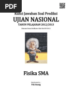 Download Kunci Jawaban Soal Prediksi UN Fisika SMA 2013 by Putrayasa Aji SN151069248 doc pdf