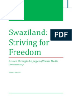 Swaziland Striving For Freedom Vol 6 June 2013
