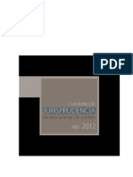 Cuaderno de Jurisprudencia FGE Año 2012. Numero 1