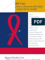 Mental Health Care: People Living With or Affected by HIV/AIDS: A Practical Guide