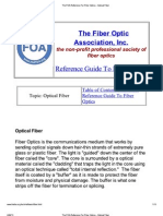 The FOA Reference for Fiber Optics 