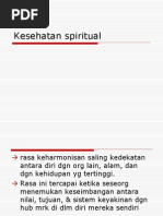 Kesehatan Spiritual
