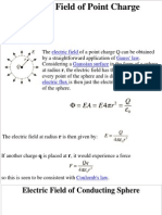 Electric Field of Point Charge