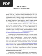 Critica - Programa Graffite