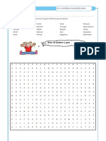 Crucigrama Quimica