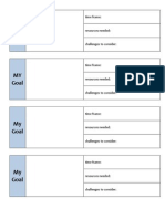 Goals Worksheet